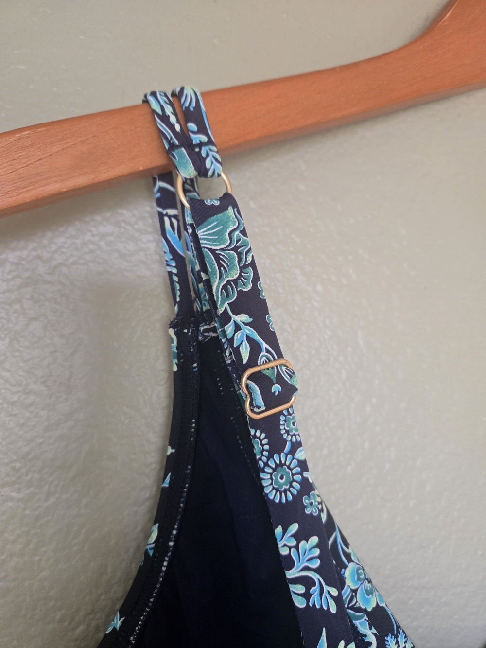 Lands' End NWOT Swimsuit, Bathing Suit, Swim Dress, Floral, Paisley, Size 10 - Picture 6 of 9
